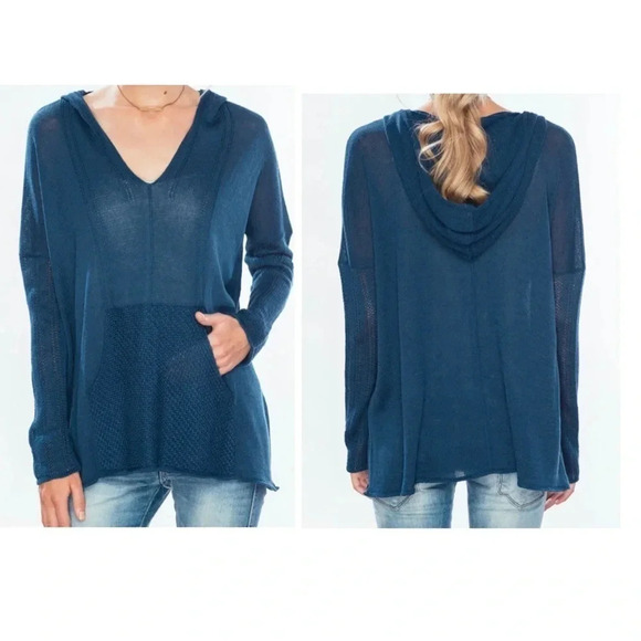 Divine Heart Navy Finch Hoodie M - Picture 1 of 6